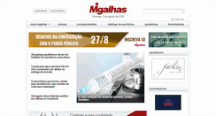 Desktop Screenshot of migalhas.com.br